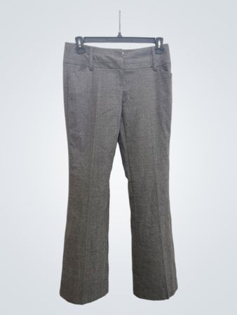 Pantalon flare en chevron gris pour femme taille 7