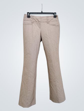 Pantalones de vestir de corte acampanado beige para mujer JOE B BY JOE BENBASSET