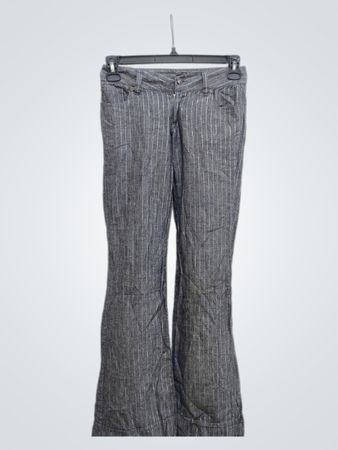 Pantalones acampanados a rayas Wet Seal