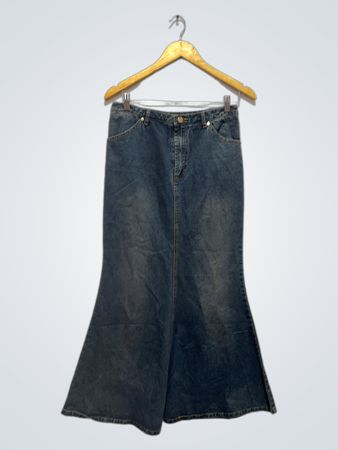 CHAIN REACTION Denim Maxi Rock
