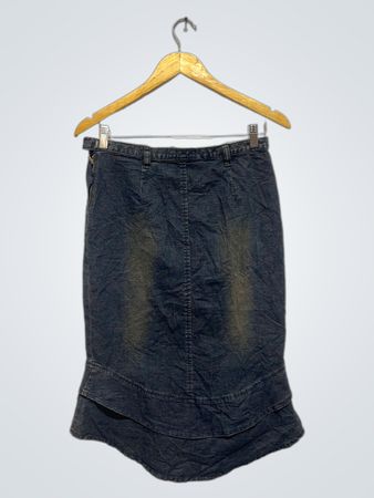 s.n.up デニムラッフルヘムスカート