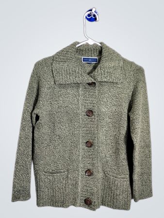 Pull en tricot vert Karen Scott