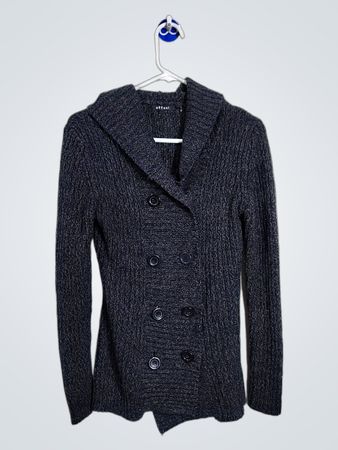Effeci Women's Double Breasted Knit Cardigan