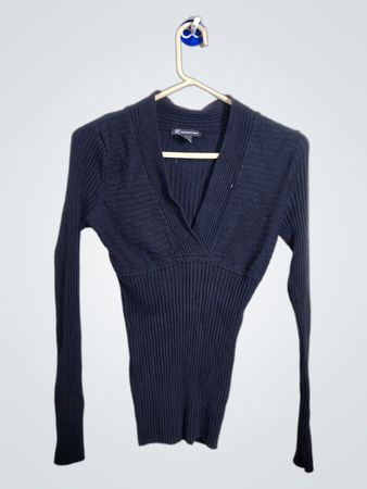 INC International Concepts リブ Vネックセーター