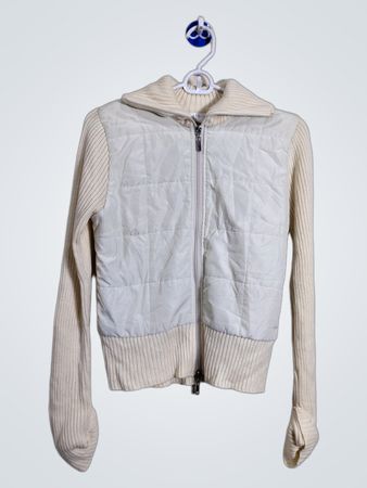 White House Black Market gesteppte Strickjacke