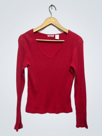 Red Paint Stretch Tee