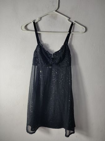 Auden Intimates Babydoll Nero Sbrilluccicoso