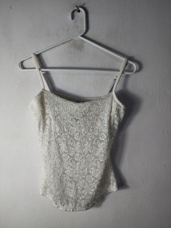 Cinema Elle White Lace Camisole