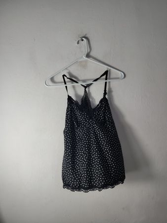 Marilyn Monroe Black Polka Dot Cami Top