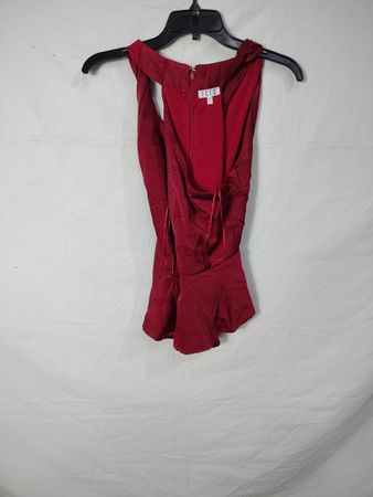 TCCC Women's Red Sleeveless Top