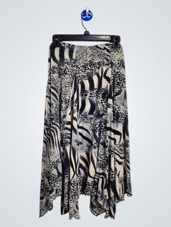 Jupe asymétrique à imprimé animal pour femmes