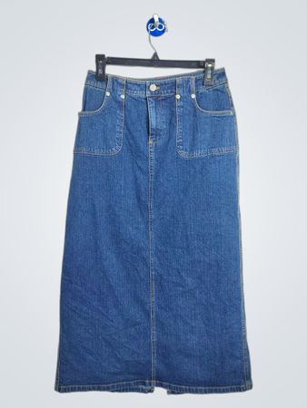 Saia Maxi de Jeans Stretch Petite Sonoma Life+Style