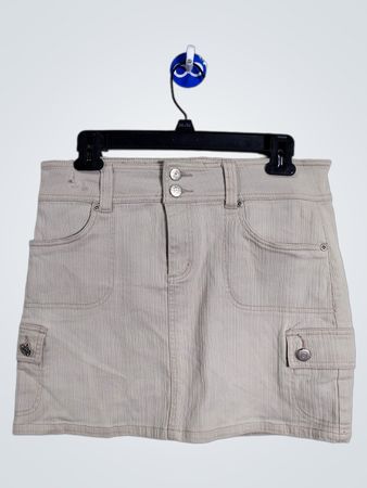 Y2 BLU Damen Beige Cargo Minirock