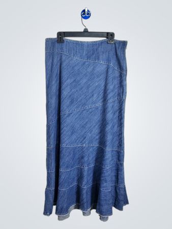 NU INFLUENCE Saia Maxi de Denim