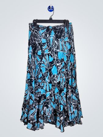 Maxi Skirt with Floral Print