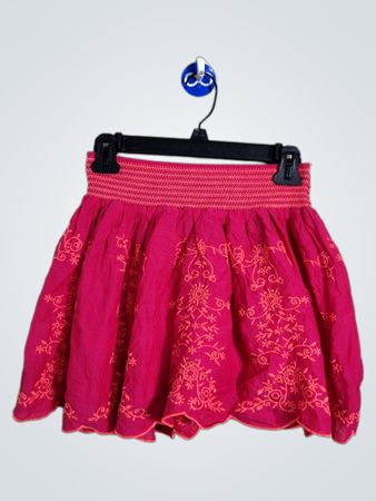 Minifalda bordada rosa de Aeropostale