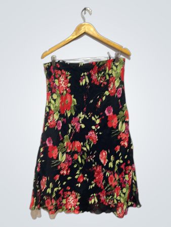 FABIANI Blumenmuster trägerloses Kleid