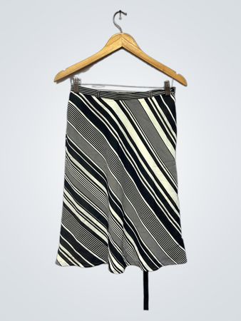 Axcess Liz Claiborne Company Striped Midi Skirt