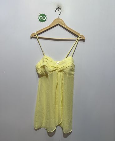 Ambrielle Yellow Babydoll Top