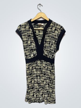 Dressbarn V-Neck Printed Tunic