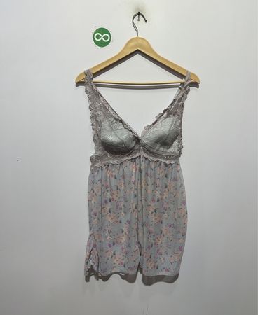 Top de Lingerie Babydoll Floral Jessica Simpson