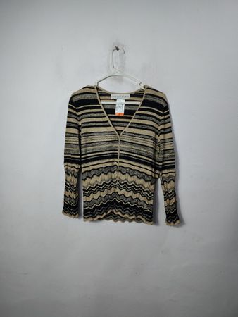 Lillie Rubin Striped Cardigan