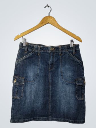 Reda Denim Cargo Skirt