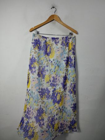 Cato Saia Maxi com Estampa Floral para Mulheres