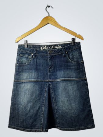 Colori Denim レディース ブルー デニム スカート