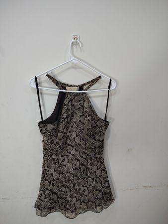 Michael Kors Snake Print Halter Top