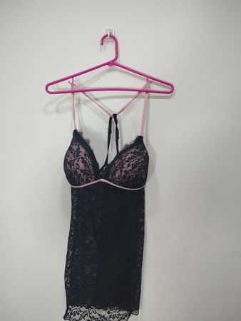 Babydoll in pizzo nero Secret Treasures