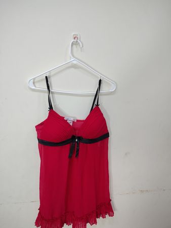 Linea Donatella Rote Babydoll-Unterwäsche