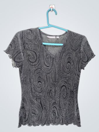top de manga corta para mujer croft & barrow