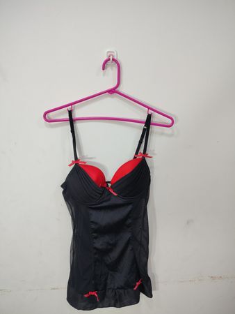 Black and Red Lingerie