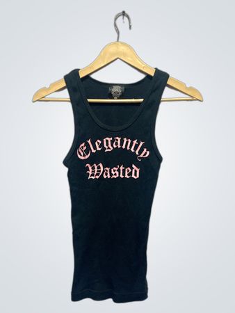 Smashing Grandpa Rock Couture Elegantly Wasted Tank Top