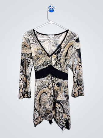 MKM DESIGNS Paisley Print Blouse