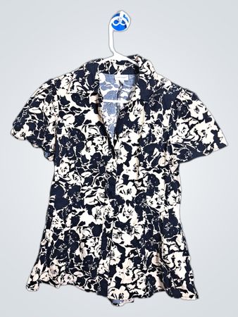 chemise à imprimé floral harve bernard