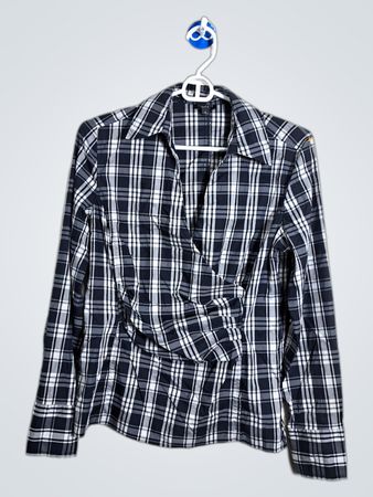 Talbots Plaid Button-Up Shirt