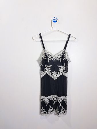 Wacoal Black Lace Trim Slip