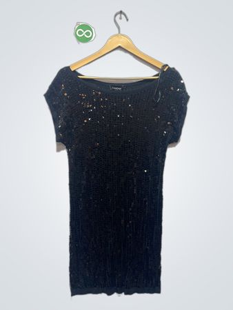 Bebe Pailletten-Minikleid