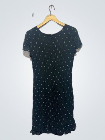 Ann Taylor Black Polka Dot Mini Dress