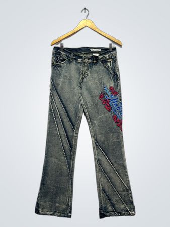 akdmks Women's Jeans with Embroidery