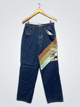 Shago Jeans with Graphic Patches