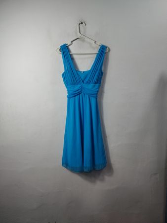 RORY USA Blue Ruched Dress