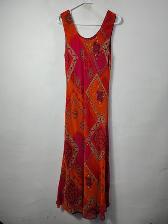 Maxi Dress with Geometric Print
