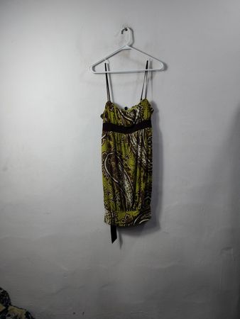 Green Paisley Print Camisole