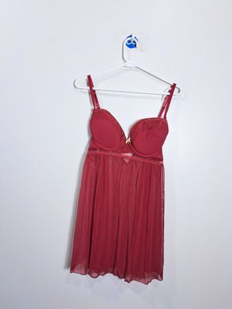 Daisy Fuentes Red Babydoll Lingerie
