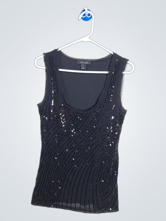 White House Black Market Sequin Tank Top