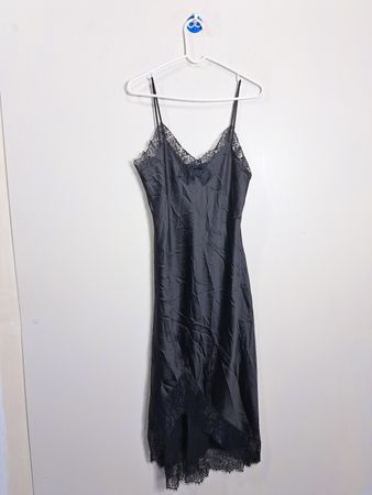 ALLSAINTS Robe à bretelles en dentelle noire