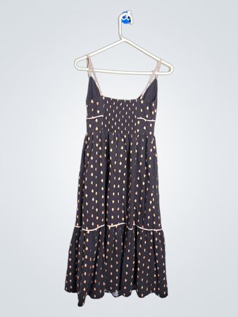 Robe midi à volants smockée pour femme Universal Thread